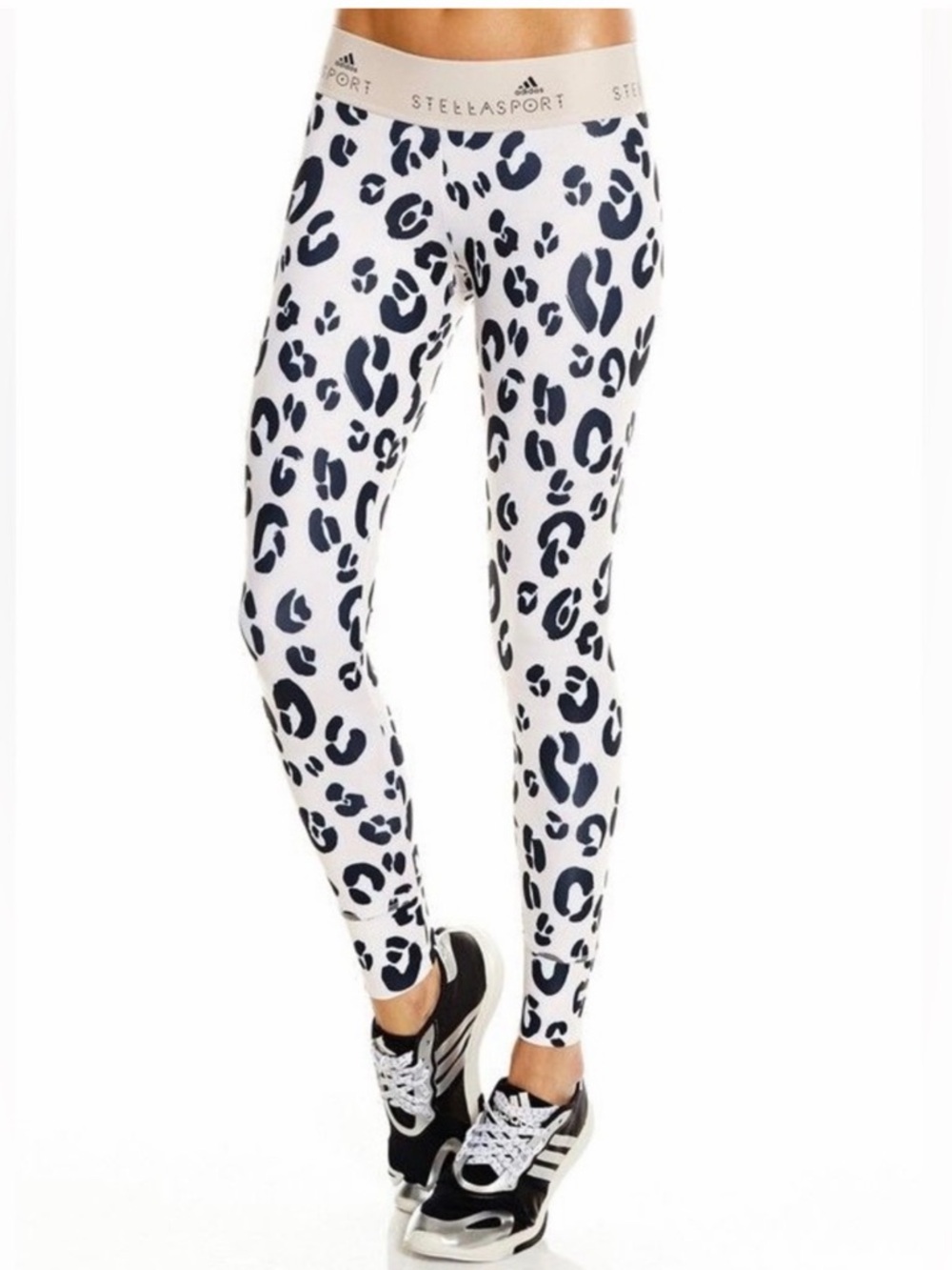 Adidas by Stella McCartney Leopard Print Leggings/Joggers